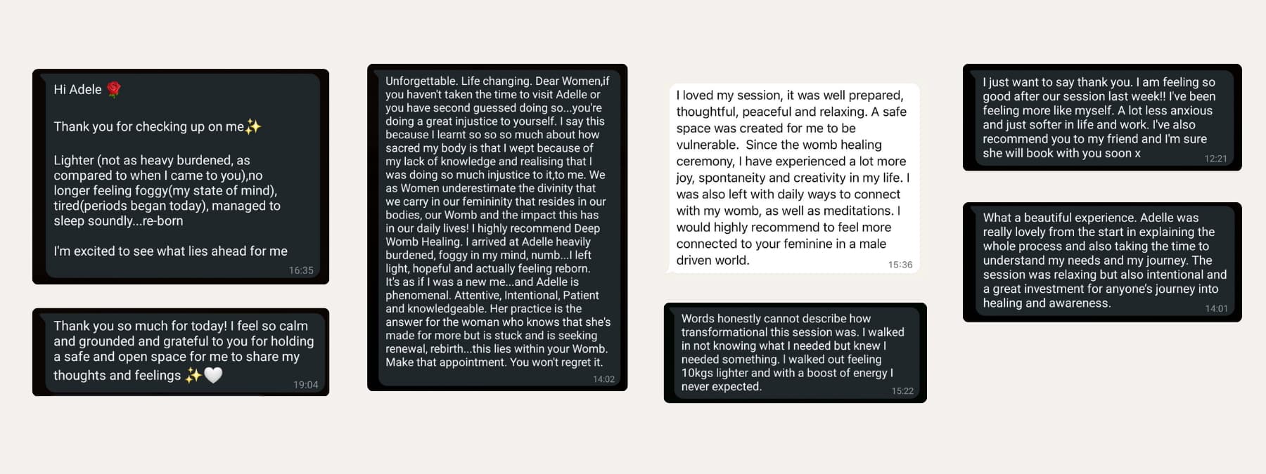 Deep womb healing ceremony reviews